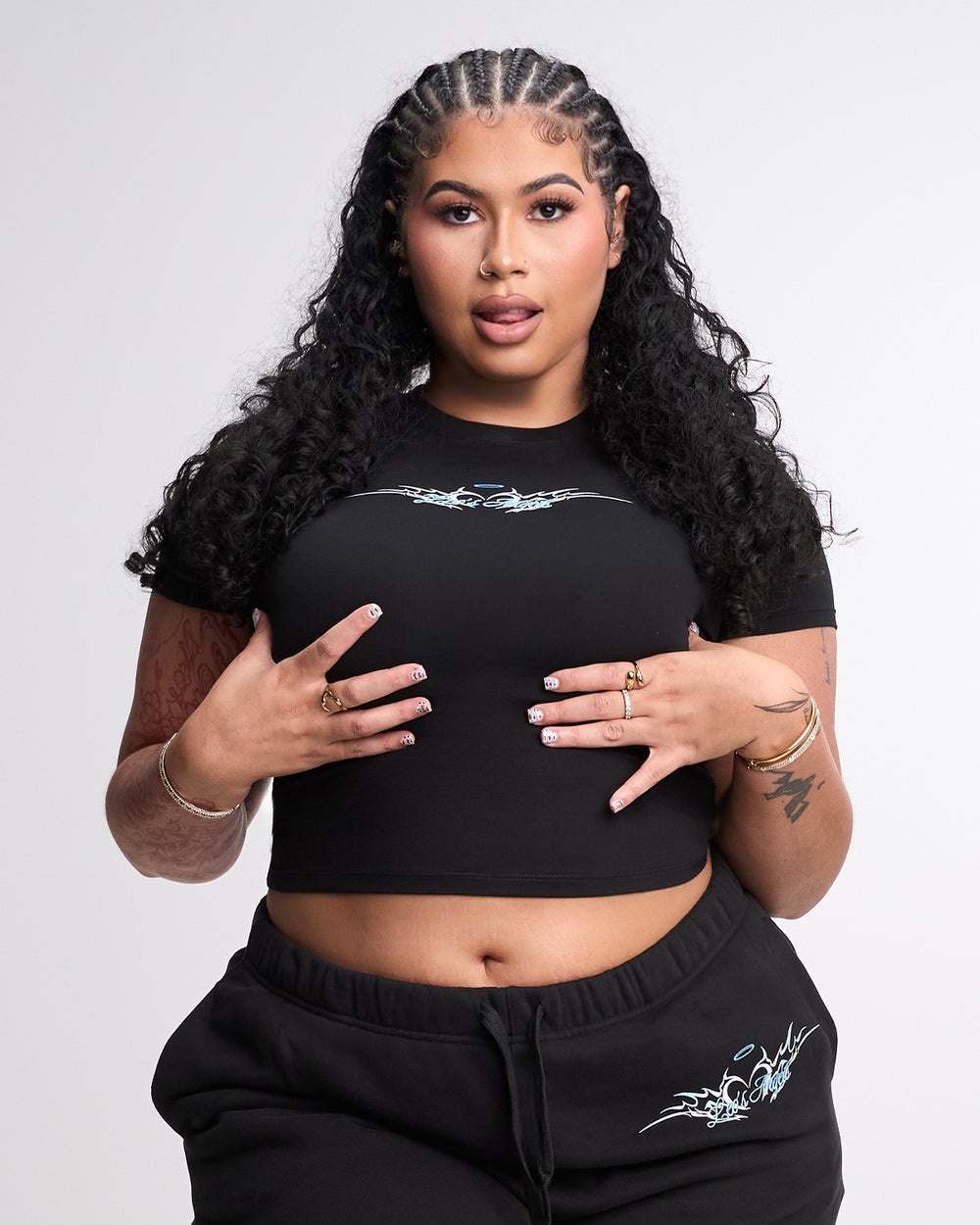 "Leo's Angels" Women's Baby Tee