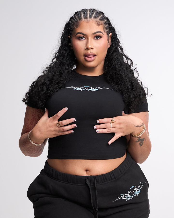 "Leo's Angels" Women's Baby Tee
