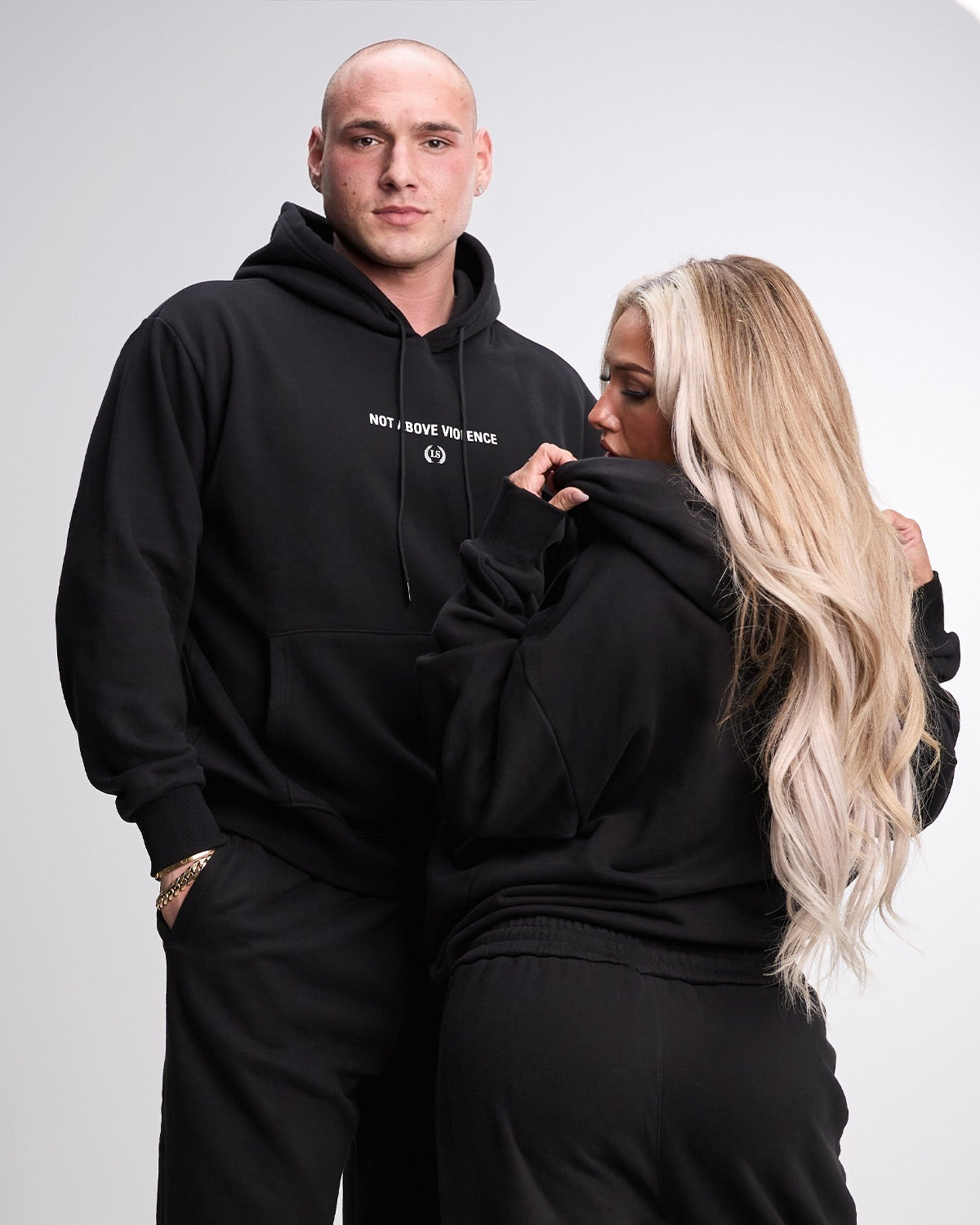 Not Above Violence Hoodie – Leo Skepi