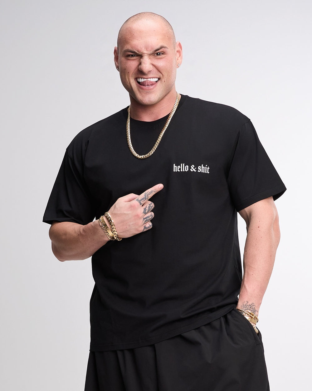 Hello & Shit Tee