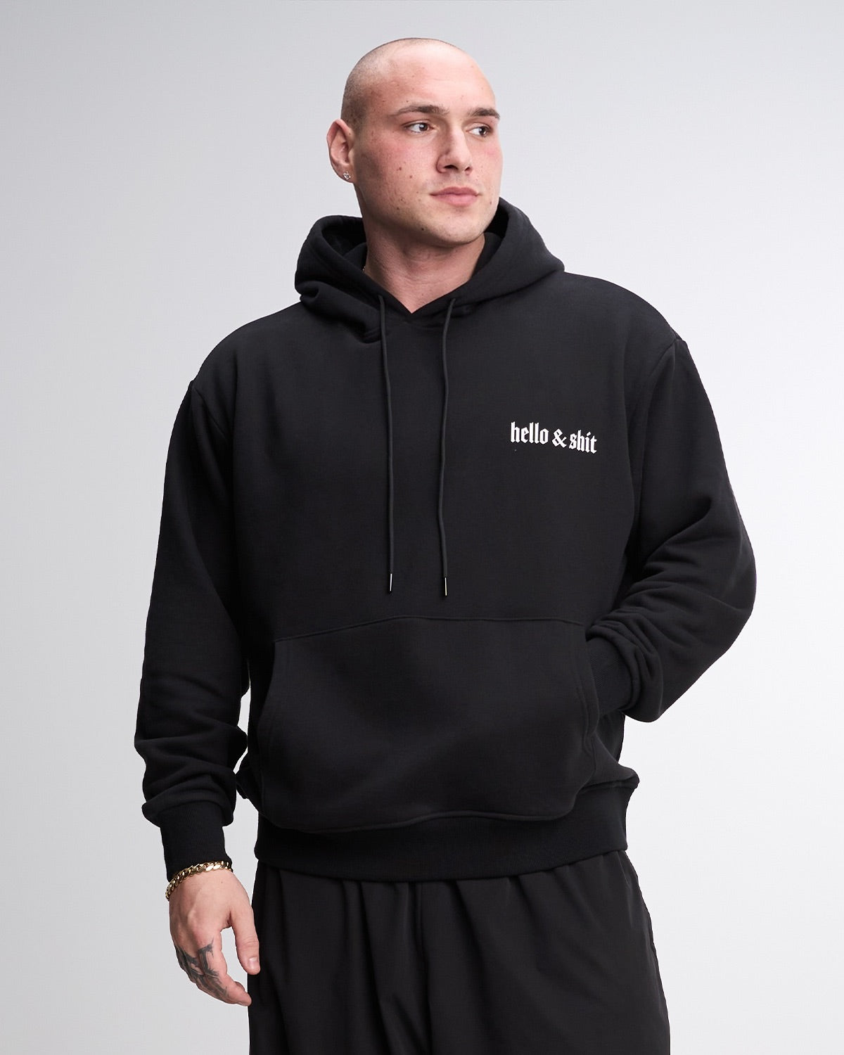 Hello & Shit Hoodie – Leo Skepi