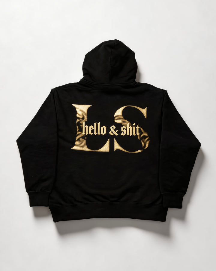 Gold Hello & Shit Hoodie
